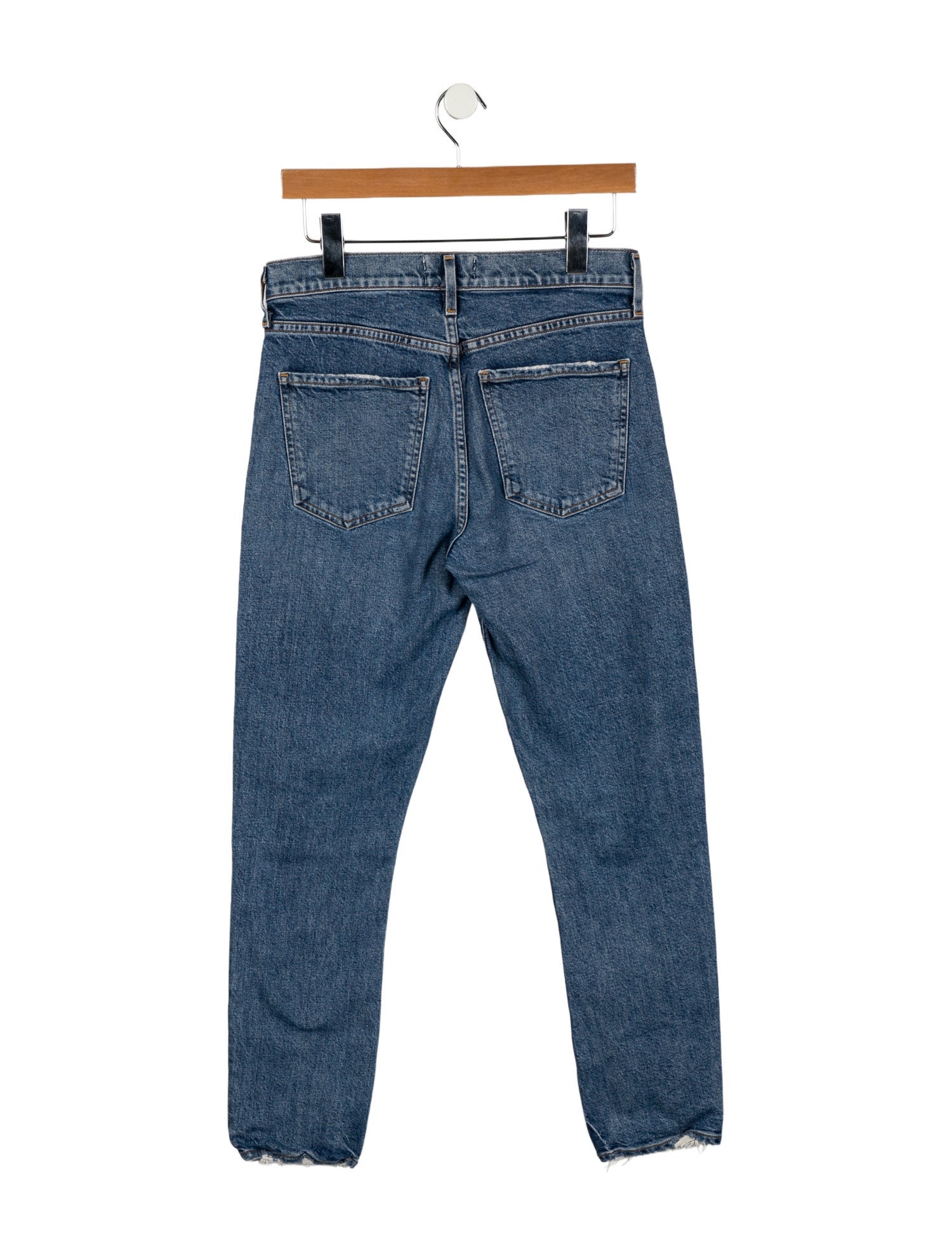 AGOLDE Mid-Rise Skinny Leg Jeans